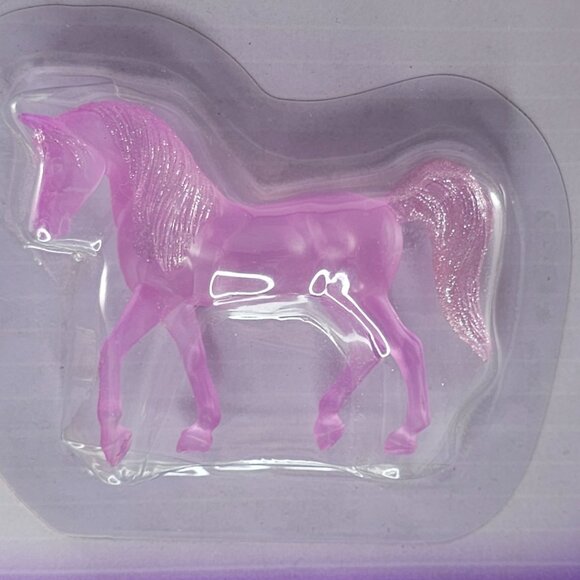 Breyer Stablemate Horse Crazy Clear Frosted Purple Morgan Arabian Walking #6011 - Picture 5 of 6